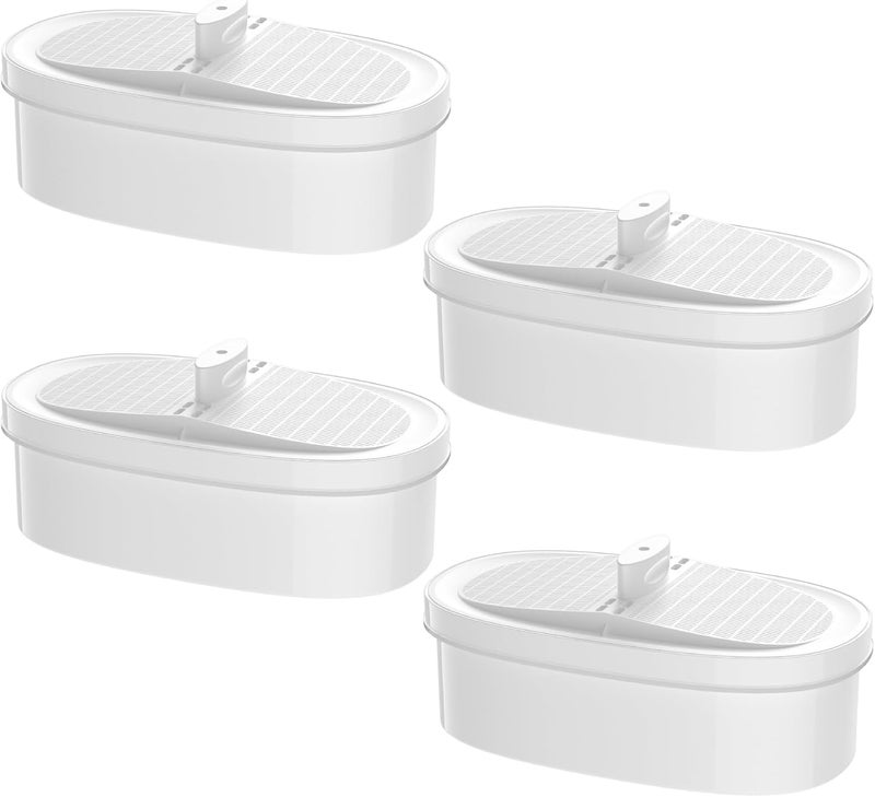 CANAVY 4 Pack WD-PF-01A Plus Replacement Filter for All Water-Drop Pitcher Filtration System, Compatible with Water-Drop WD-PF-01A Plus, Reduces PFOA/PFOS, Chlorine, Last Up to 3 Months or 200 Gallons, White - Image 1